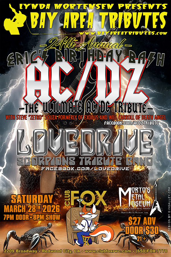 Eric’s Birthday Bash! AC/DZ (AC/DC Tribute Band) // Lovedrive (Scorpions Tribute Band)